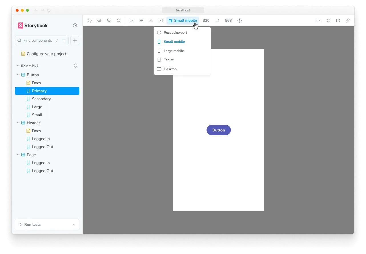 Chromatic modes with the viewport feature